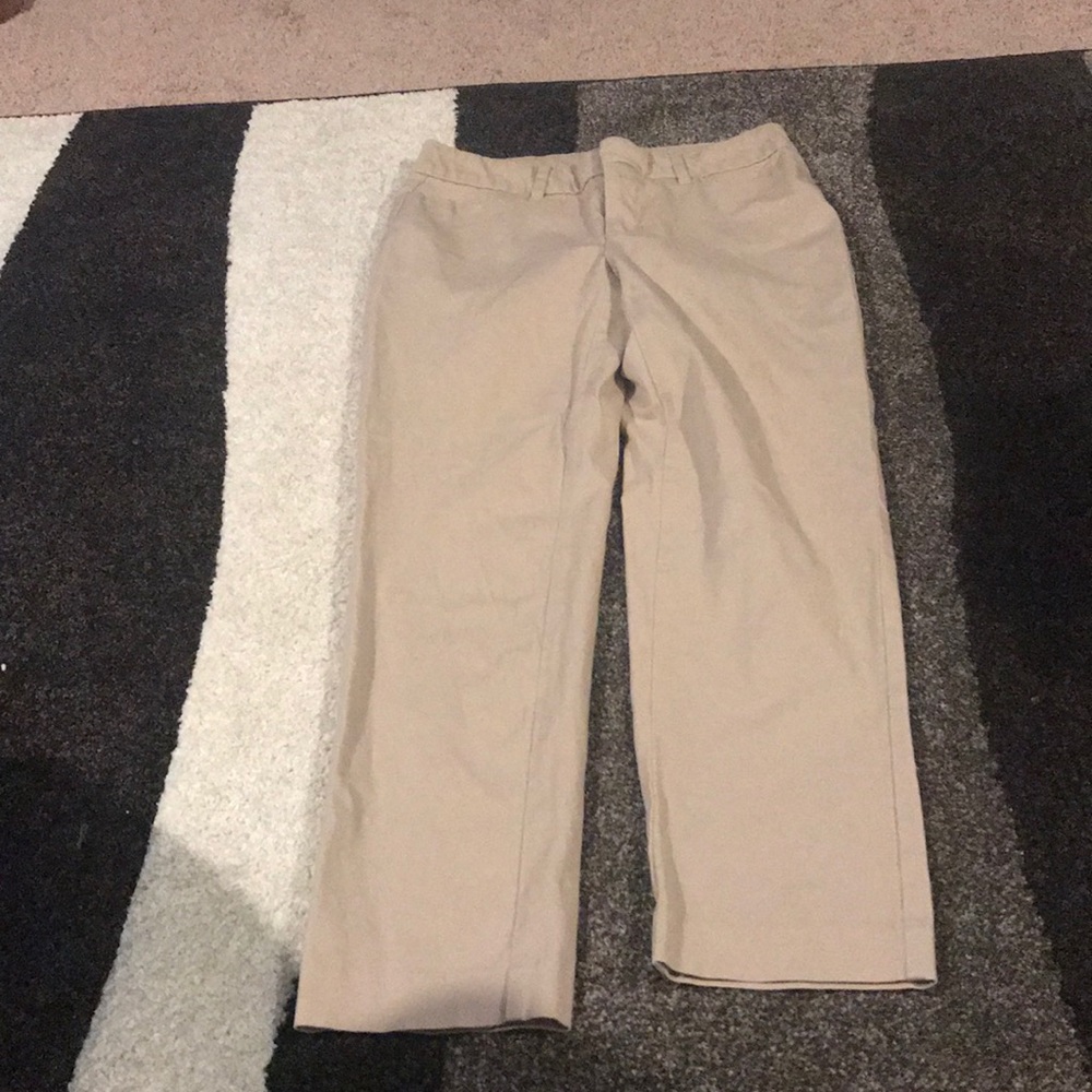 Beige business casual pants